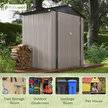 CRAFTSMAN 7-ft x 7-ft Resin Storage Shed (Floor Included) image 4