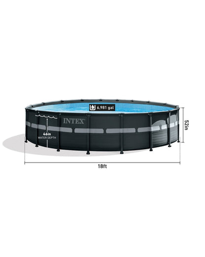 Ultra XTR® Frame Above Ground Pool with Sand Filter Pump – 18′ x 52″ image 6