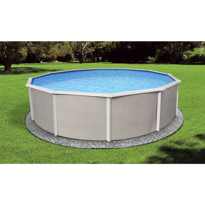 Blue wave 24′ x 52″ Round Belize Above Ground Swimming Pool image 0