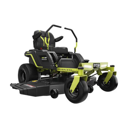 Ryobi 48V HP Brushless 54-inch 115 Ah Battery Electric Riding Zero Turn Mower image 0