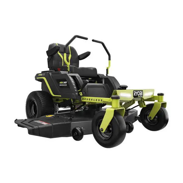 Ryobi 48V HP Brushless 54-inch 115 Ah Battery Electric Riding Zero Turn Mower image 0