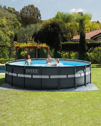 Ultra XTR® Frame Above Ground Pool with Sand Filter Pump – 18′ x 52″ image 17