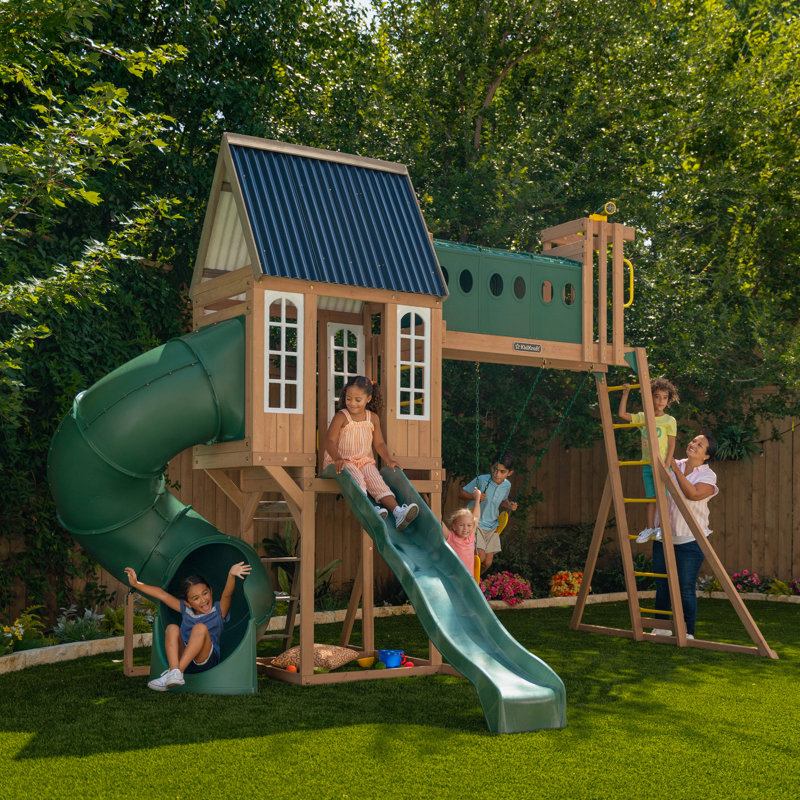 KidKraft Skyway Resort Wooden Swing Set image 1