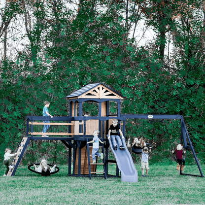 Timber Crossing Swing Set – Adventure Meets Stunning Design image 5
