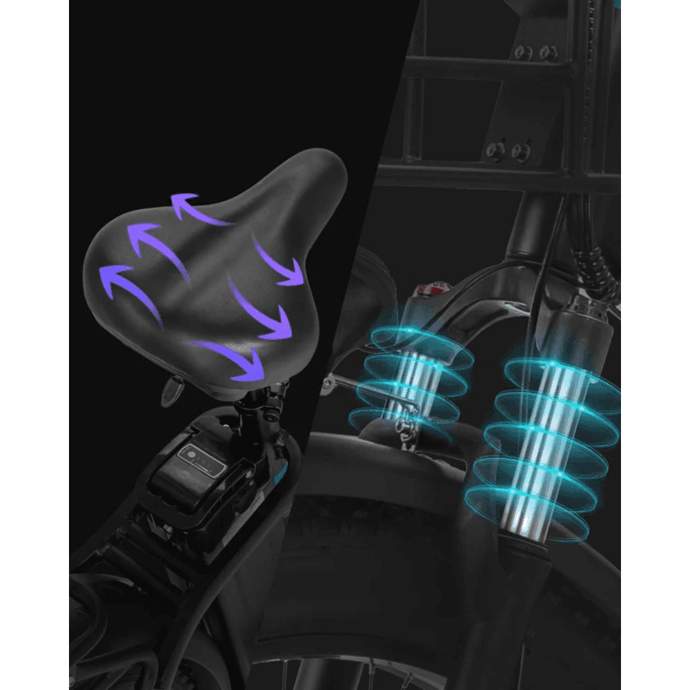 Ridstar MN26 1500W Unfoldable Fat Tire Mountain Ebike image 3