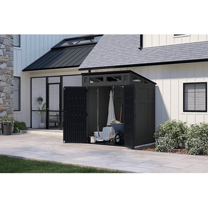 Suncast 6-ft x 5-ft Resin Shed Lean-to Resin Storage Shed (Floor Included) image 6
