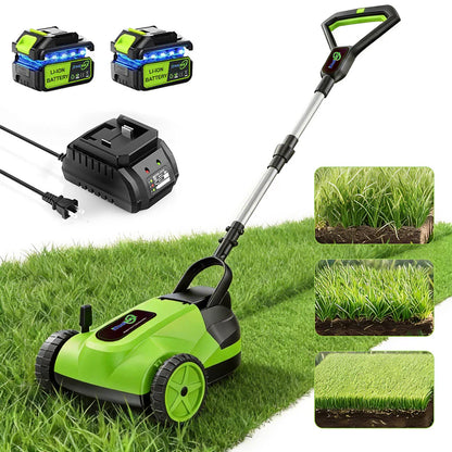 IToolMax 8.7-Inch Small Electric Lawn Mower for Yards & Gardens image 0