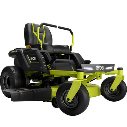 RYOBI 48V 42-inch 75 Ah Battery Electric Riding Zero Turn Mower image 0