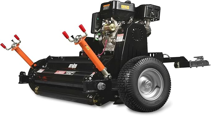 MechMaxx 48″ Tow-Behind ATV Offset Flail Mower 15HP 459cc E-start Gas Engine Powered image 2