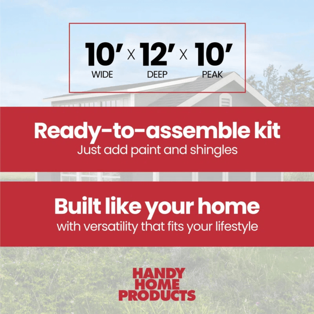 Windemere 10 ft. W x 12 ft. D Storage Shed image 3