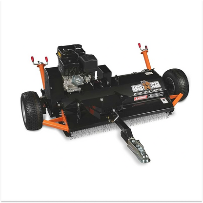 MechMaxx 48″ Tow-Behind ATV Offset Flail Mower 15HP 459cc E-start Gas Engine Powered image 0