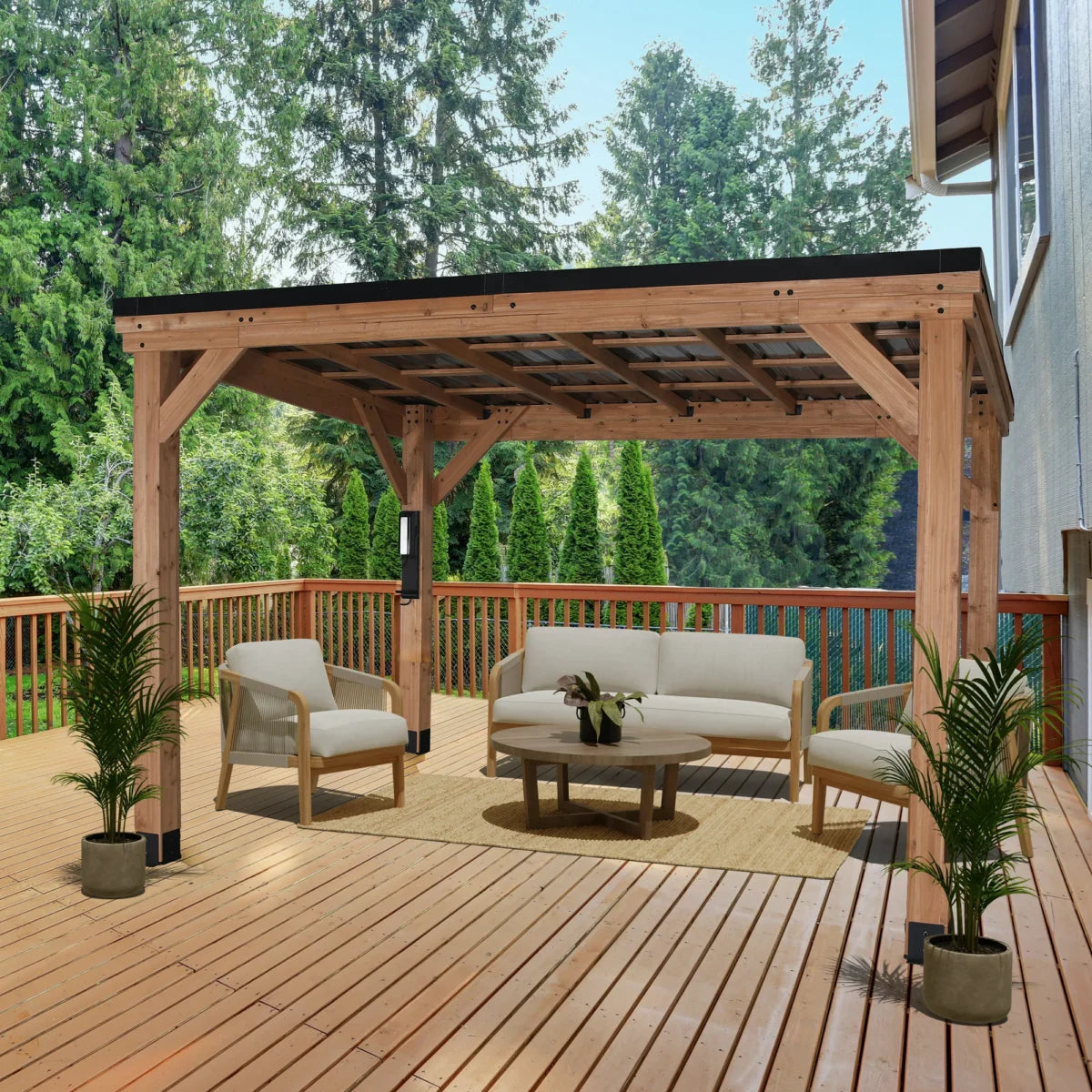 Backyard Discovery 12′ x 9.5′ Arcadia Gazebo image 1