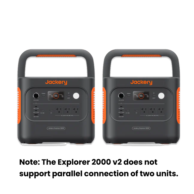 Jackery Explorer 2000 v2 Portable Power Station 2042Wh LiFePO4 2200W image 3