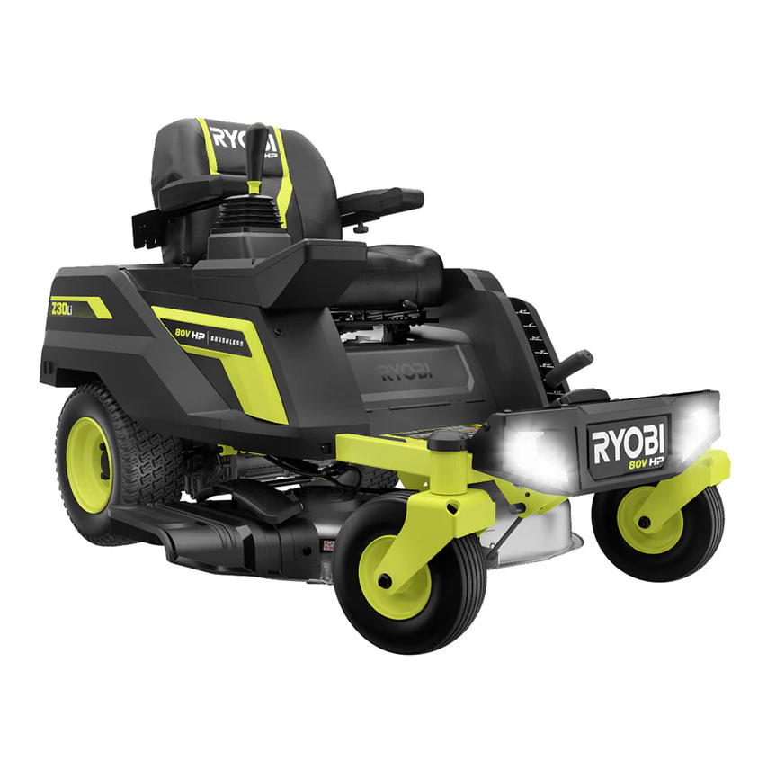 RYOBI 80V HP Brushless 30 in. Battery Electric Cordless Zero Turn Mower with 80V 10 Ah Batteries image 3