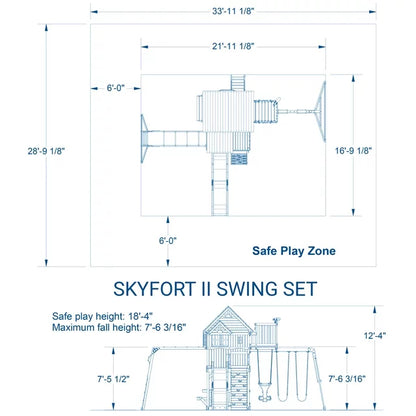 Backyard Discovery Skyfort II Swing Set image 4