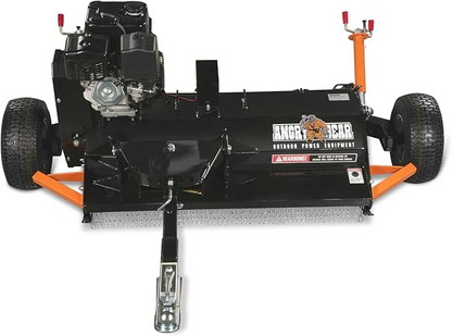 MechMaxx 48″ Tow-Behind ATV Offset Flail Mower 15HP 459cc E-start Gas Engine Powered image 1