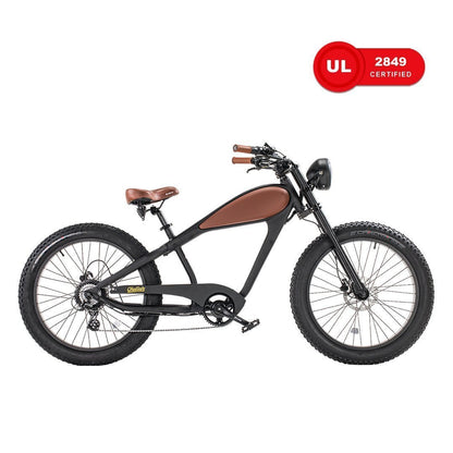  Revi Bikes Cheetah 48V 750W Hub Motor Fat Tire Electric Cruiser Bike image 5