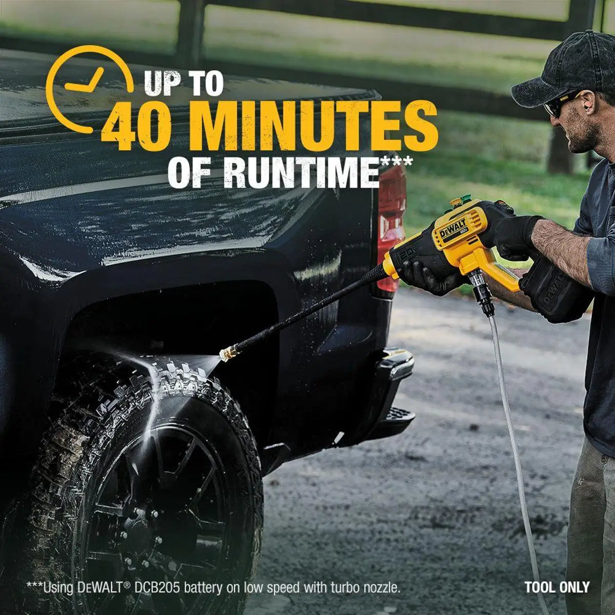 DEWALT 20V MAX* 550 psi Cordless Power Cleaner Bare Tool image 9