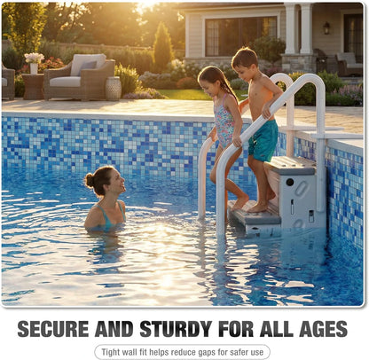 BETISEF Pool Ladder Above Ground, Heavy Duty 4Step Pool Ladder with Dual Handrails and Nonslip Steps, 500 LBS Load Capacity, for 46-58 Inch image 6