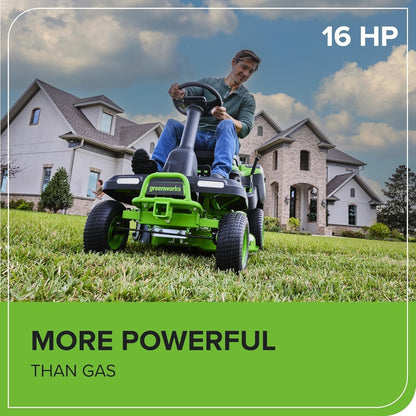 Greenworks 60V 30” CrossoverT Riding Lawn Tractor with 8.0 Ah image 4