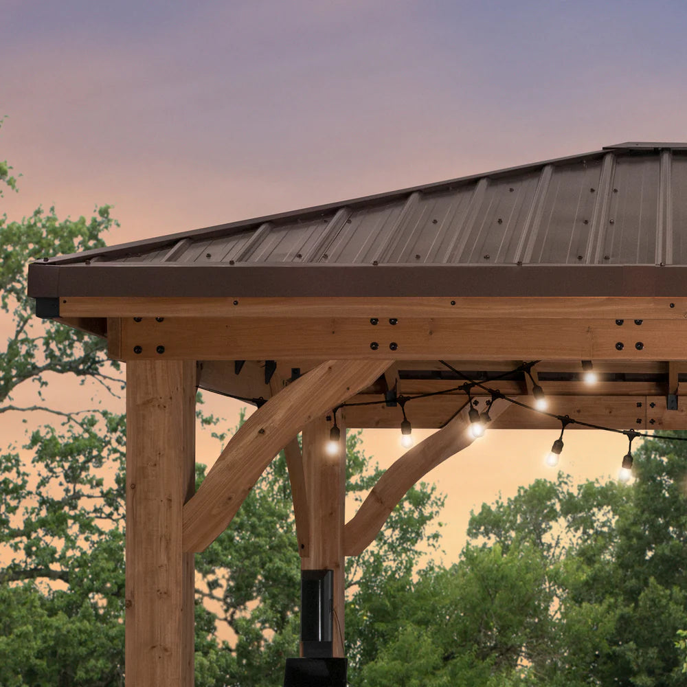 Backyard Discovery Cordova 14×10 Cedar Gazebo image 6