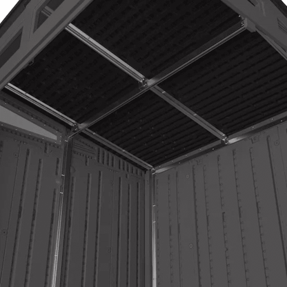 Suncast 6-ft x 5-ft Resin Shed Lean-to Resin Storage Shed (Floor Included) image 3