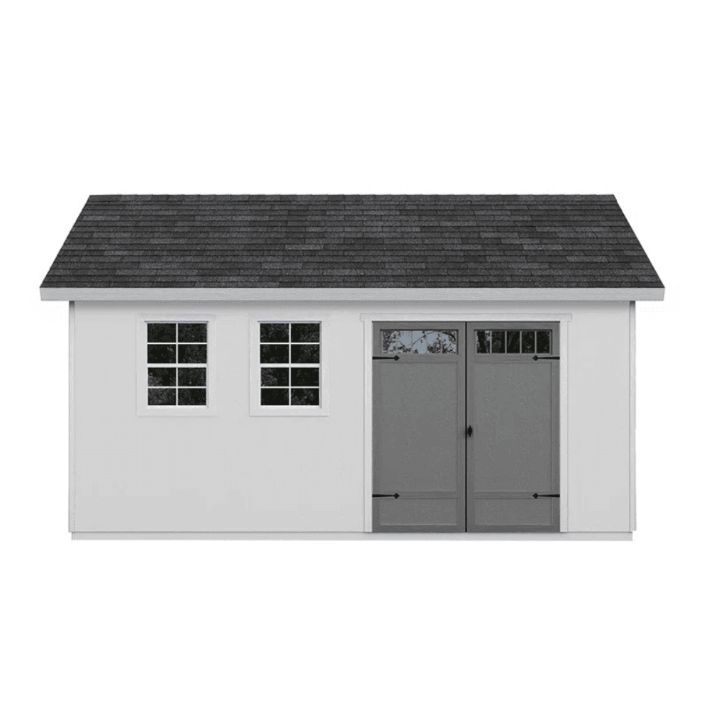 Scarsdale 12 ft. W x 16 ft. D Wood Storage Shed image 4
