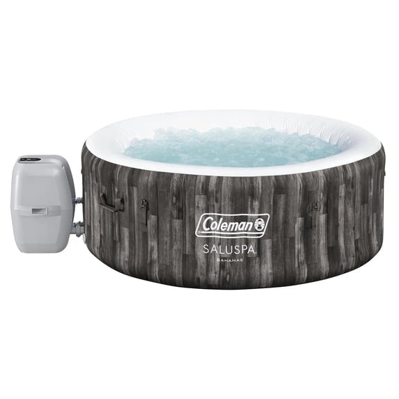 Coleman SaluSpa Bahamas AirJet 2-4 Person Circle Inflatable Hot Tub with Pump #P08411 image 0