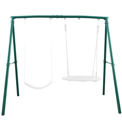 440lbs Extra Large Metal Swing Frame with 5 Hanging Hooks, Heavy Duty A-Frame Swing Stand image 7