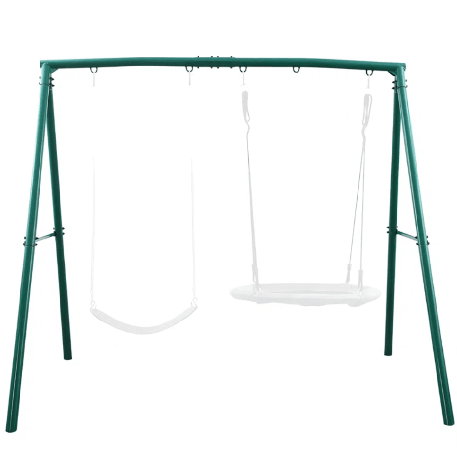 440lbs Extra Large Metal Swing Frame with 5 Hanging Hooks, Heavy Duty A-Frame Swing Stand image 7