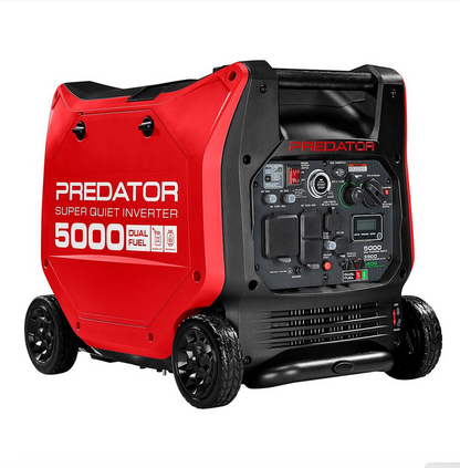 Predator 5000 Watt Dual-Fuel Super Quiet Inverter Generator with Remote Start and CO Secure Technology image 0