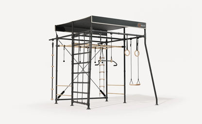 Vuly Small Quest 2.1 Monkey Bars with Instant-Dry Mesh and Shade Roof image 1