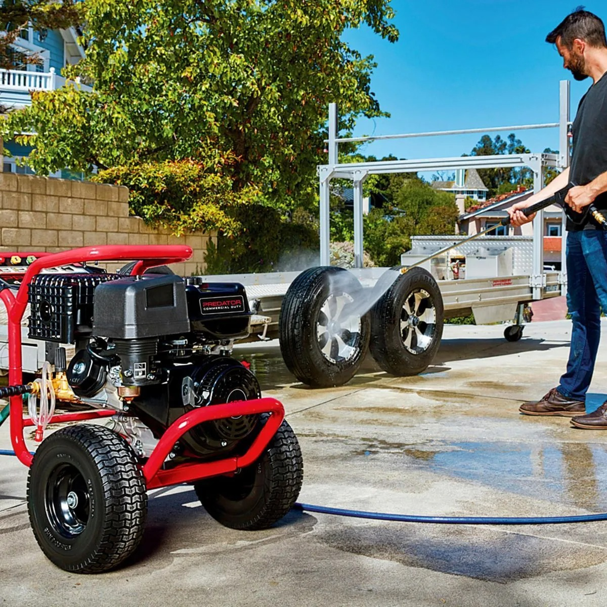 PREDATOR 4400 PSI, 4.2 GPM, 13 HP (420cc) Commercial-Duty Pressure Washer, CARB image 4