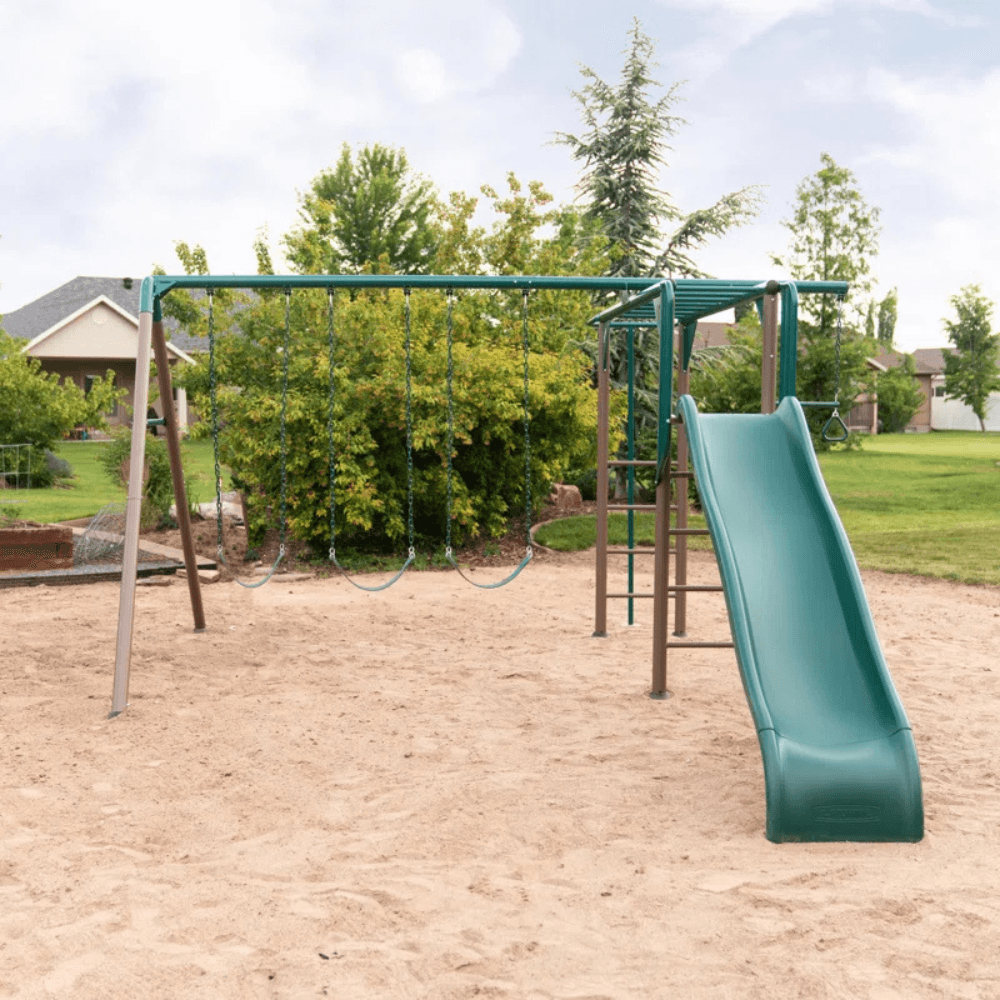 Lifetime Powder Coated Steel Swing Set with 4 Swing(s) , 1 Slide(s) image 14