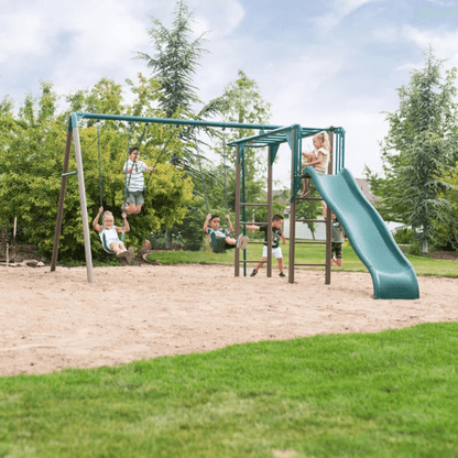 Lifetime Powder Coated Steel Swing Set with 4 Swing(s) , 1 Slide(s) image 8