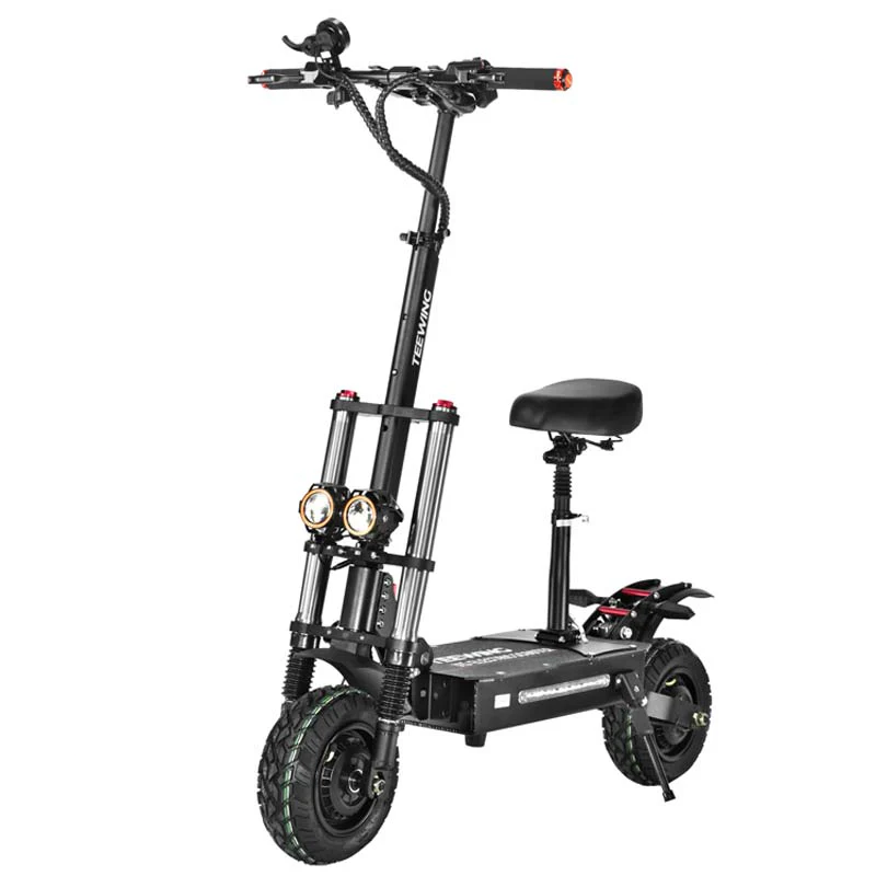 Teewing X5 Electric Scooter 6000w Dual Motor Electric Scooter for Adults Fast 55 mph 75 Miles Long Range image 1