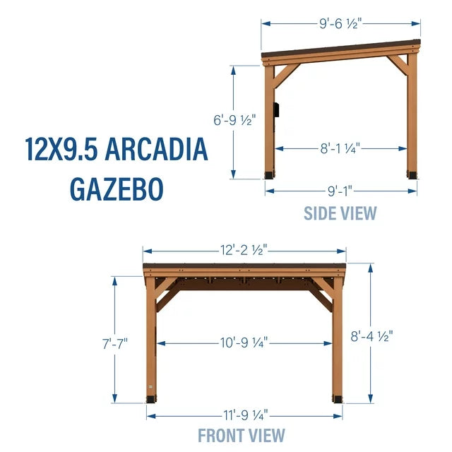 Backyard Discovery 12′ x 9.5′ Arcadia Gazebo image 3