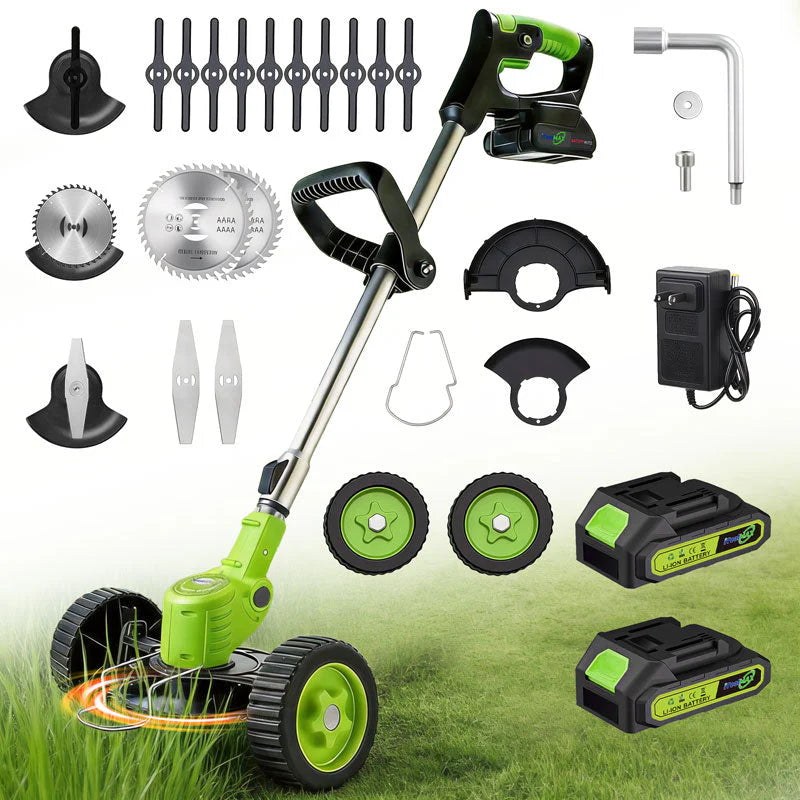 IToolMax 3 In 1 Cordless Grass Trimmer, Weed Eater and Edger image 0