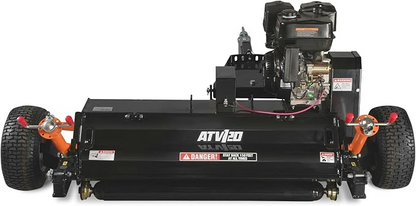 MechMaxx 48″ Tow-Behind ATV Offset Flail Mower 15HP 459cc E-start Gas Engine Powered image 4