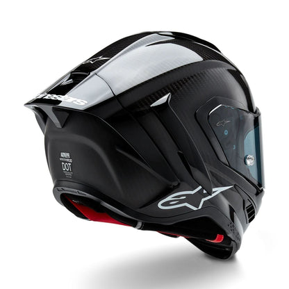 Alpinestars Supertech R10 Element ECE 06 / FIM Full Face Helmet Gloss Black / Carbon / Silver image 0