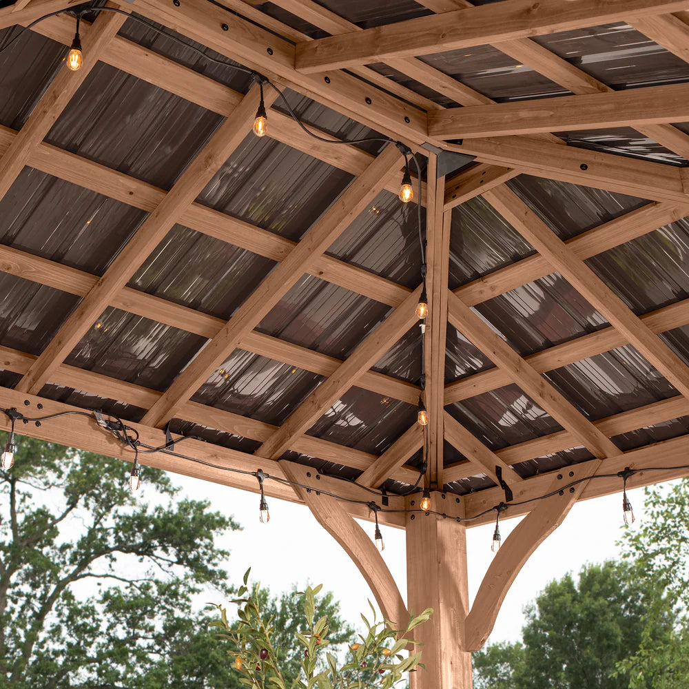 Backyard Discovery Cordova 14×10 Cedar Gazebo image 4