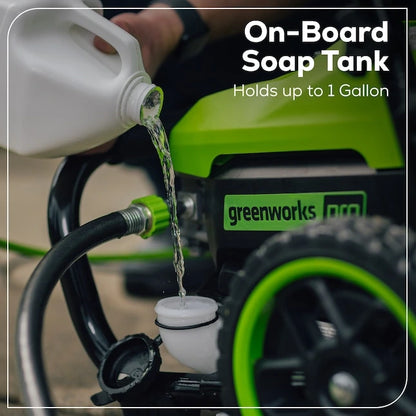 Greenworks 3000-PSI 2.0-GPM Cold Water Electric Pressure washer with 5 Spray Tips image 7