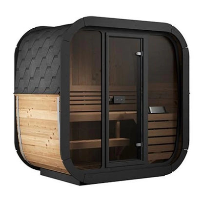 SaunaLife 3-Person CL4G Cube-Series Outdoor Home Sauna image 0