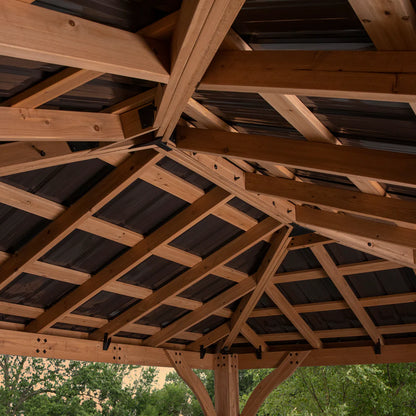 Backyard Discovery Cordova 14×10 Cedar Gazebo image 5