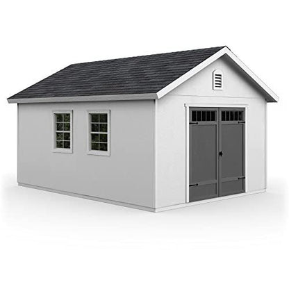 Handy Home Products Scarsdale 12×16 Do-it-Yourself Wooden Storage Shed with Floor image 0
