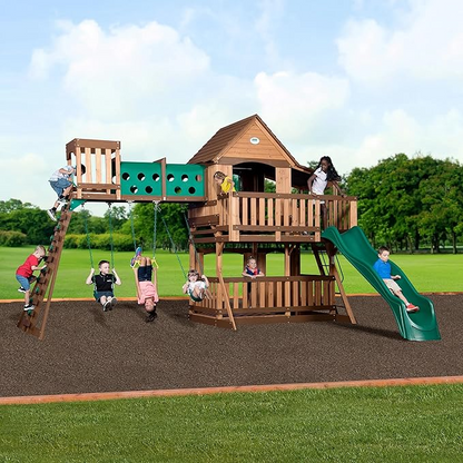 Backyard Discovery Woodridge Elite Swing Set image 1