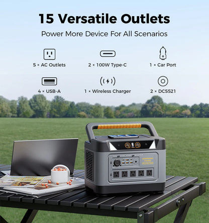 UDPOWER S1200 Portable Power Station – 1190Wh | 1800W Surge image 4