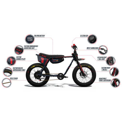 Super73 Oracle Red Bull Racing Z Adventure Series Electric Bike image 2