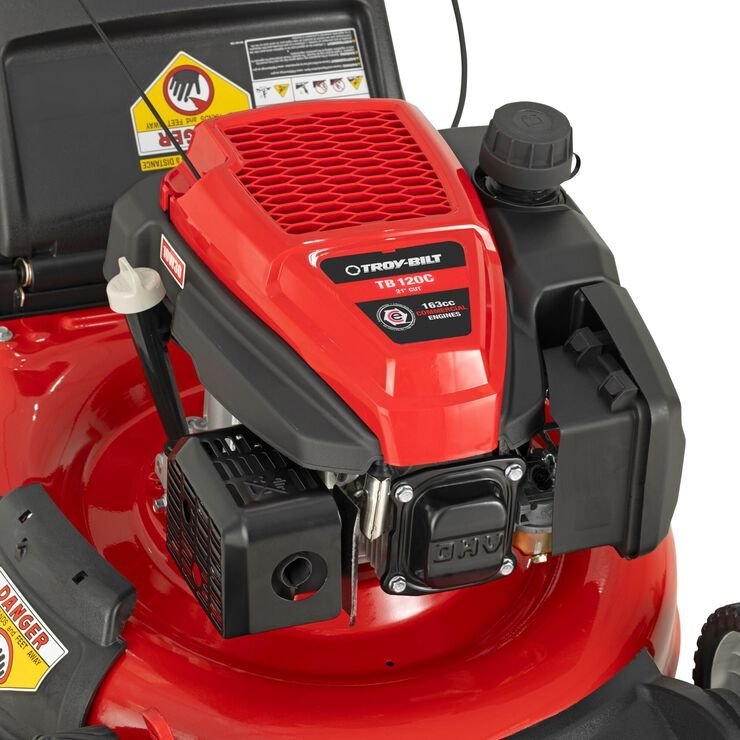 Troy-Bilt 21″ 163cc Gas Powered Walk-Behind Push Lown Mower image 7