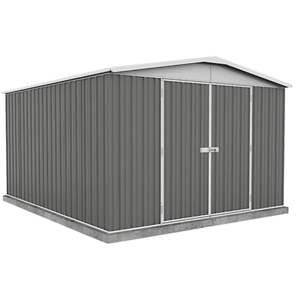 VEIKOUS 10 ft. W x 12 ft. D Outdoor Metal Storage Shed in Gray (120 sq. ft.) image 0